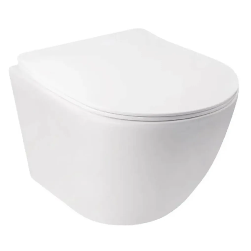 Унитаз подвесной Mixxus Ellipse-0306-R 520x360x365 система смыва Rimless (MI6708)- Фото 1