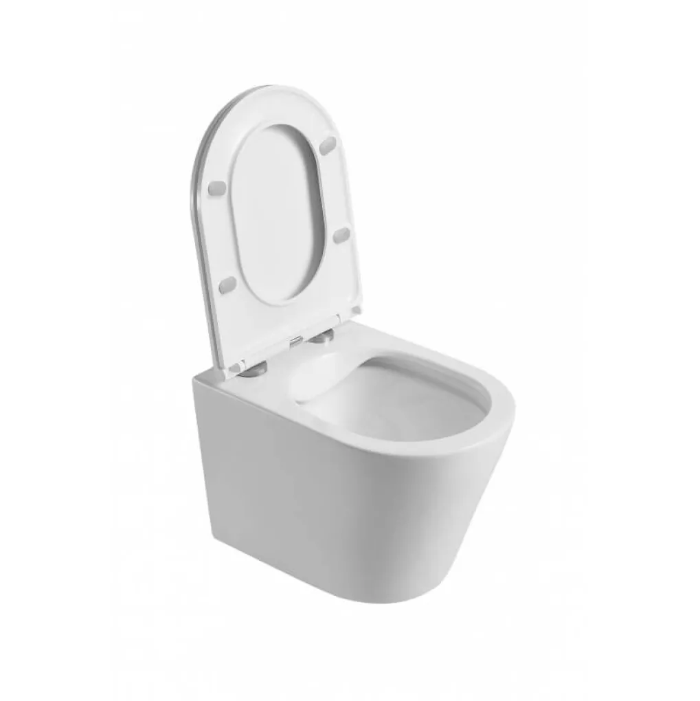 Унитаз подвесной Mixxus Premium Bevel-0301-R 515x355x365 система смыва Rimless (MP6470)- Фото 2