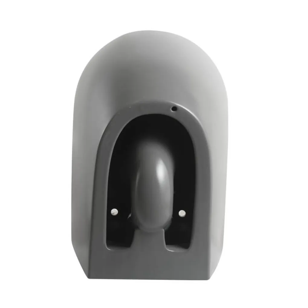 Унитаз подвесной Mixxus Premium Ellipse-0308-T3 Gray 490x360x360 система смыва Tornado 3.0 (MP6654)- Фото 3