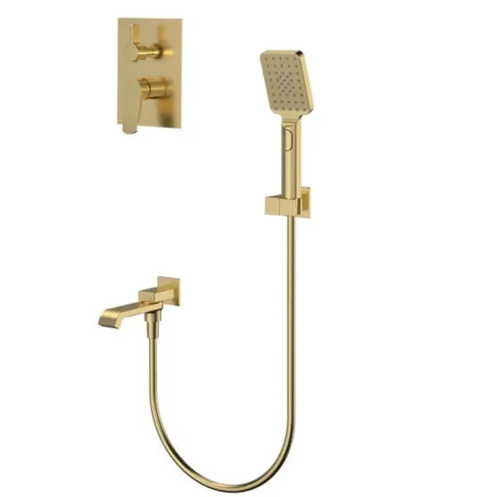 Встраиваемая душевая система Mixxus Premium DALI 009 Inner box Brushed Gold (MI6767)- Фото 3