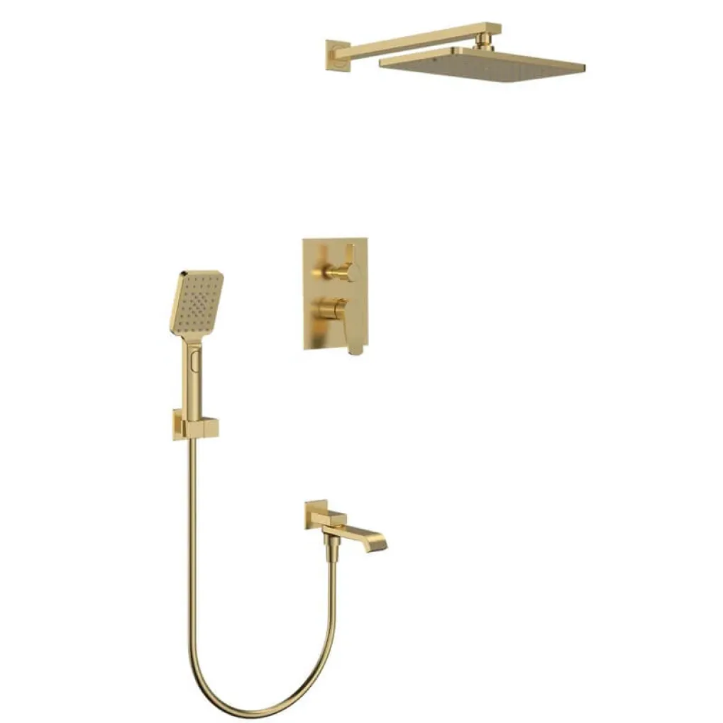 Встраиваемая душевая система Mixxus Premium DALI 009 Inner box Brushed Gold (MI6767)- Фото 4