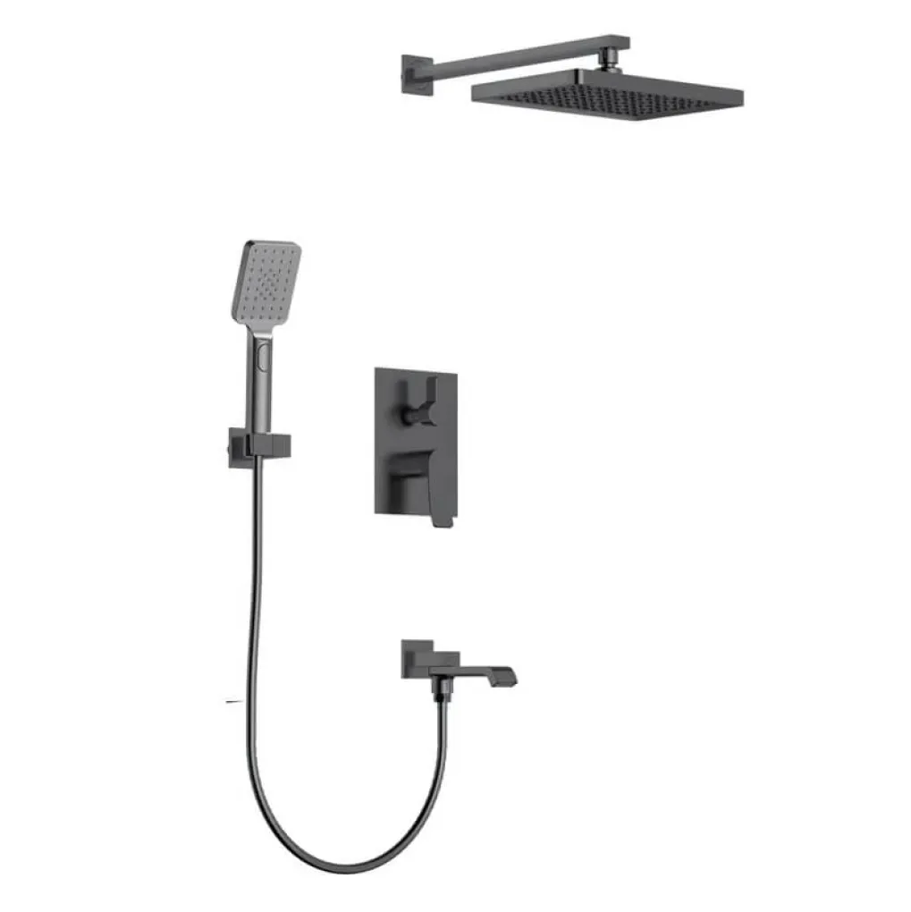 Встраиваемая душевая система Mixxus Premium DALI 009 Inner box Graphite (MI6761)- Фото 4