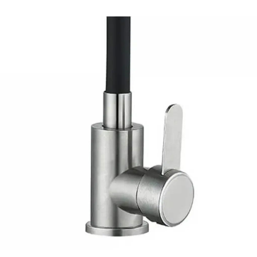 Смеситель для кухни с гибким изливом Mixxus FAN-011 черный (MI6105)- Фото 4