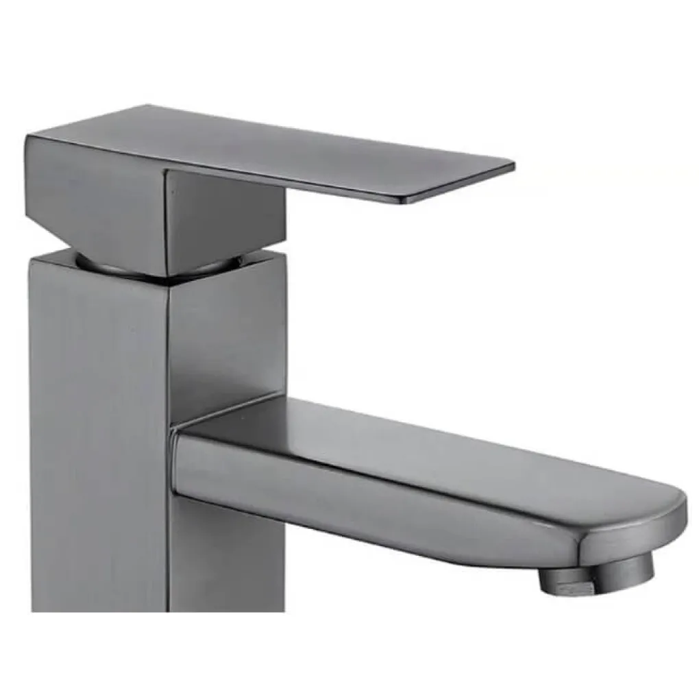 Змішувач для раковини Mixxus KUB-001 Graphite (MI6093)- Фото 2