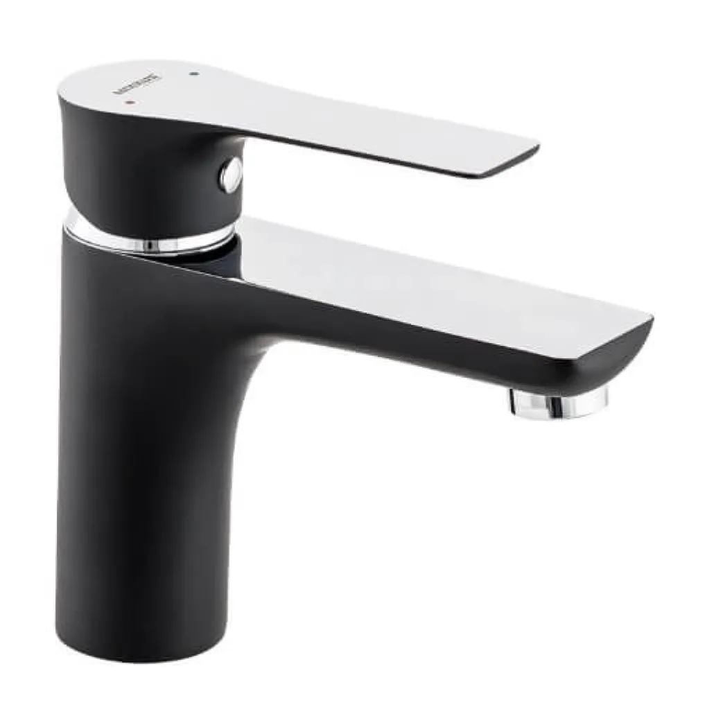 Смеситель для раковины Mixxus Premium Eva 001 черный (MI5949)- Фото 1