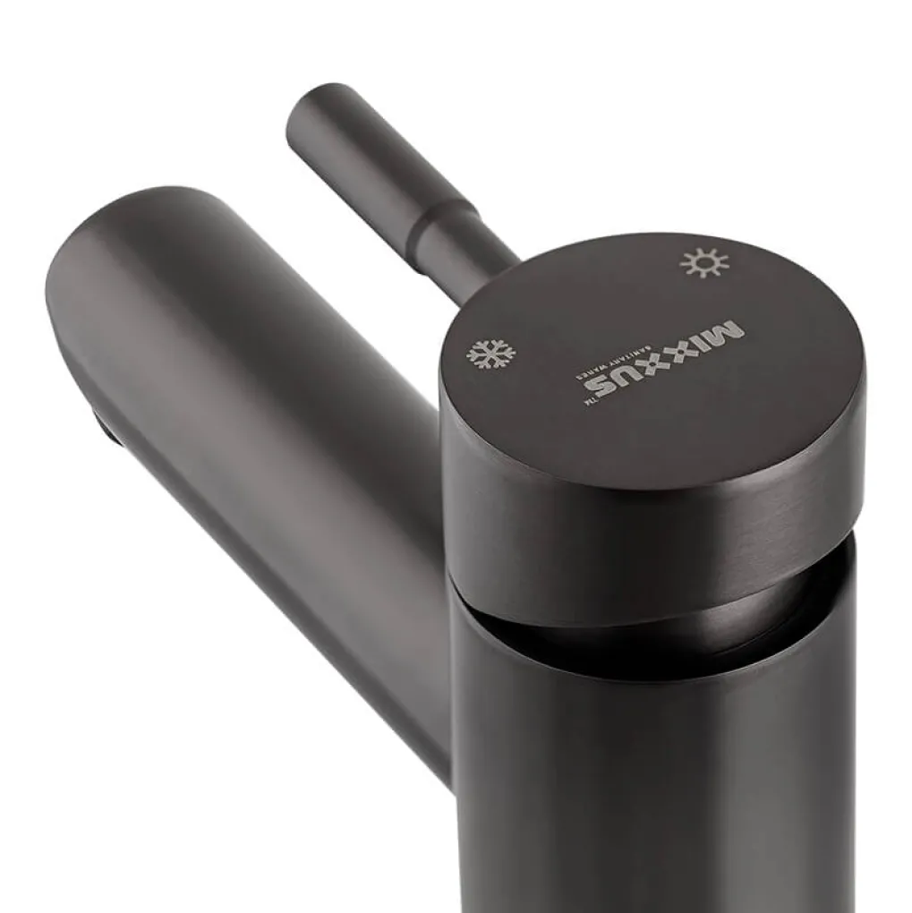 Смеситель для раковины Mixxus SUS-001-A graphite (MI5904)- Фото 3