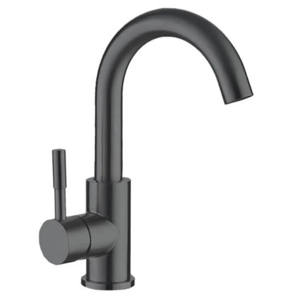 Смеситель для раковины Mixxus SUS-011-B graphite (MI5906)- Фото 1