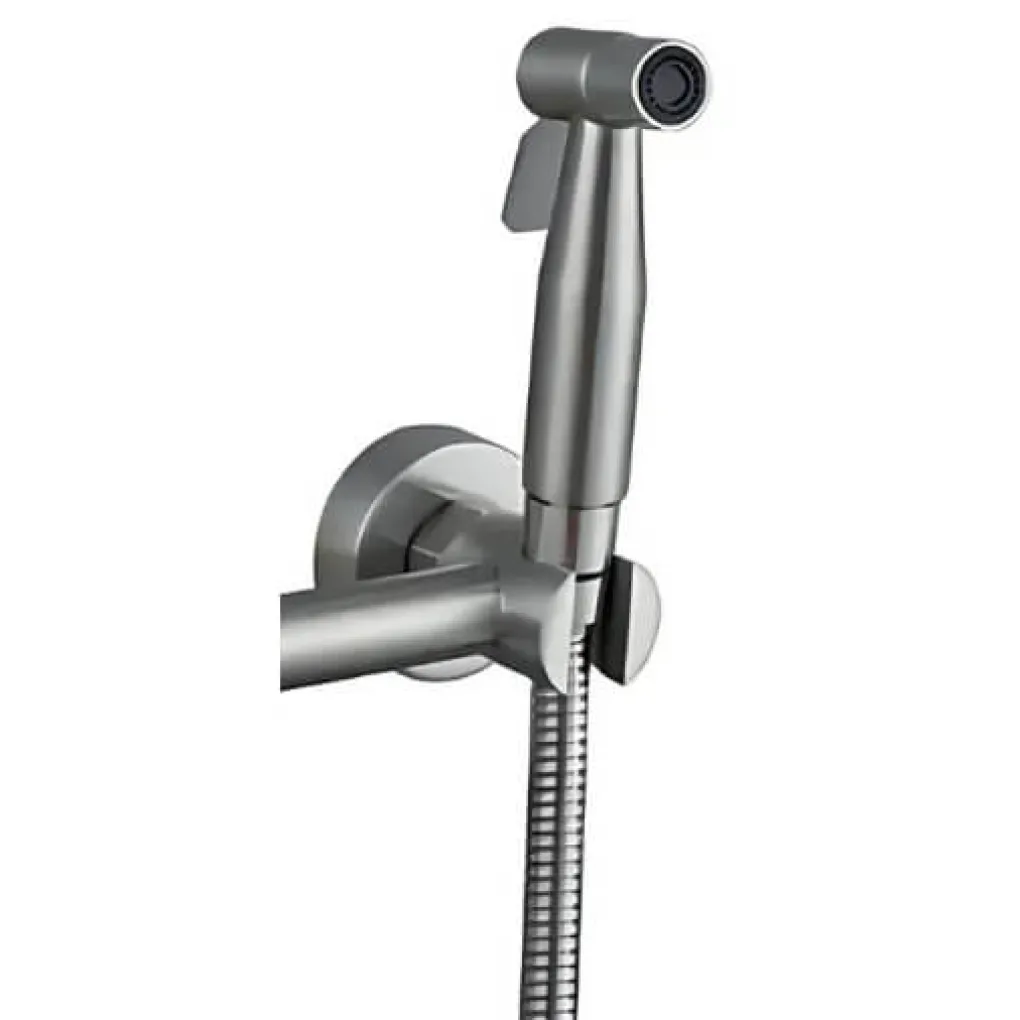Смеситель с гигиеническим душем Mixxus SUS-222 сталь (MX0679)- Фото 2