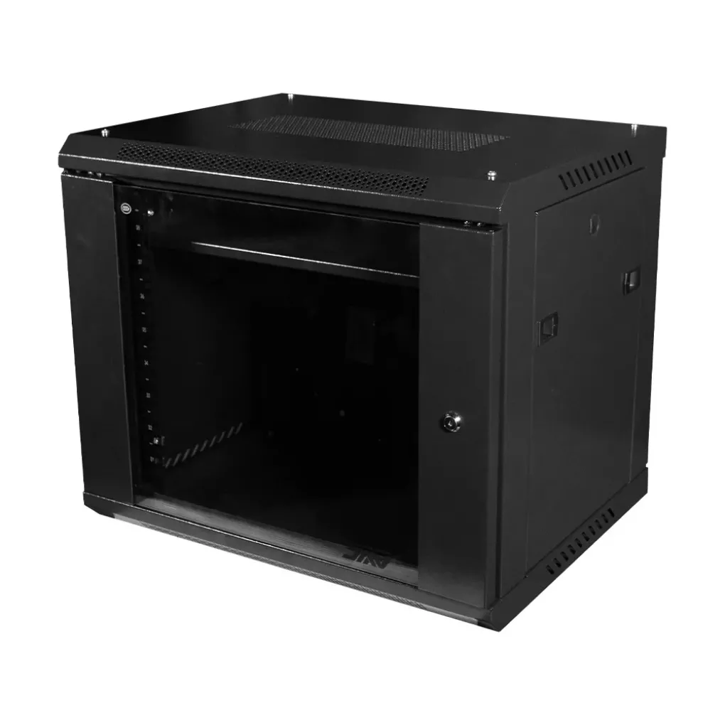 Комутаційна шафа NVC-9U/600x450x500 Black (25-00069)- Фото 1