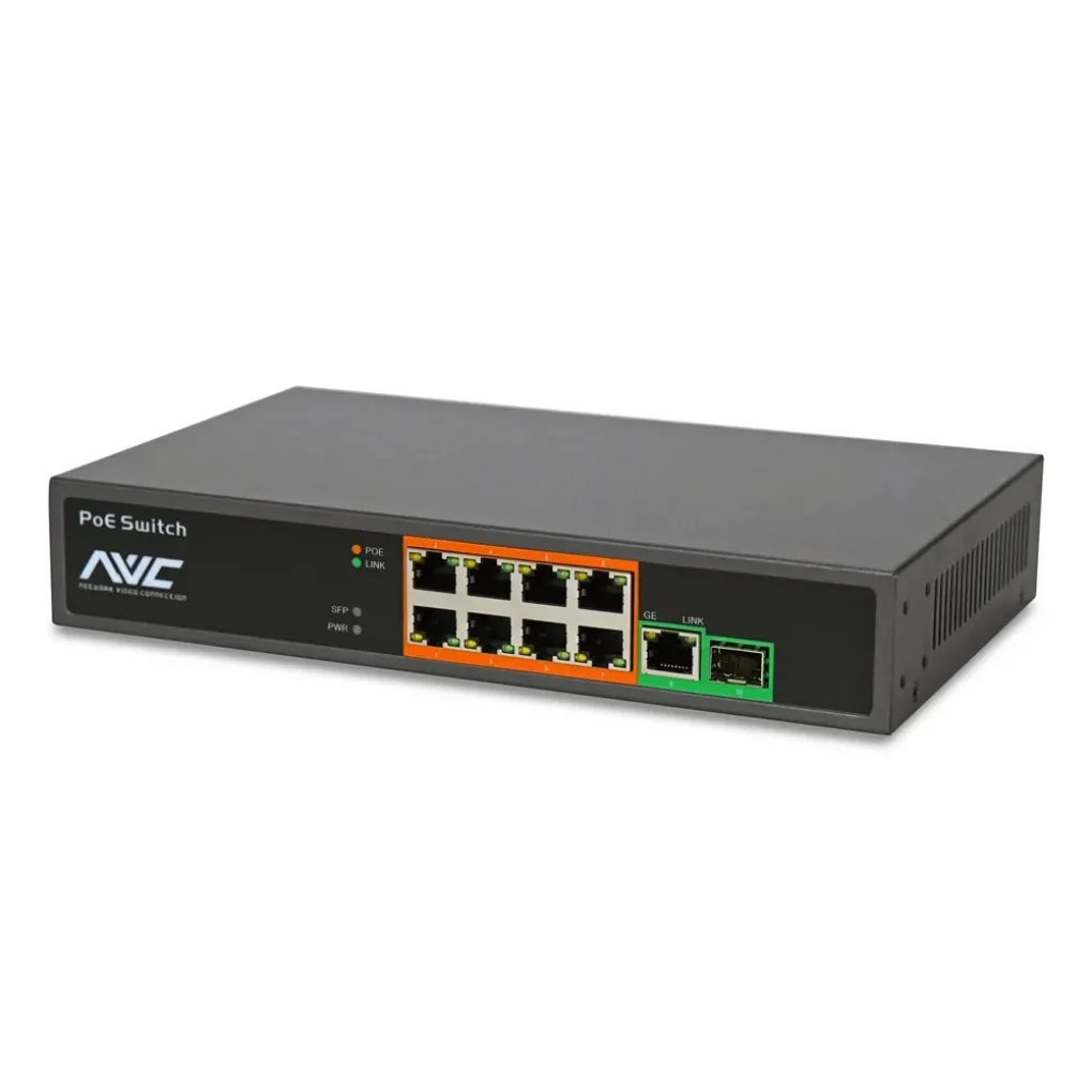 PoE-комутатор 10-портовий NVC-908GS (73-00104)- Фото 2
