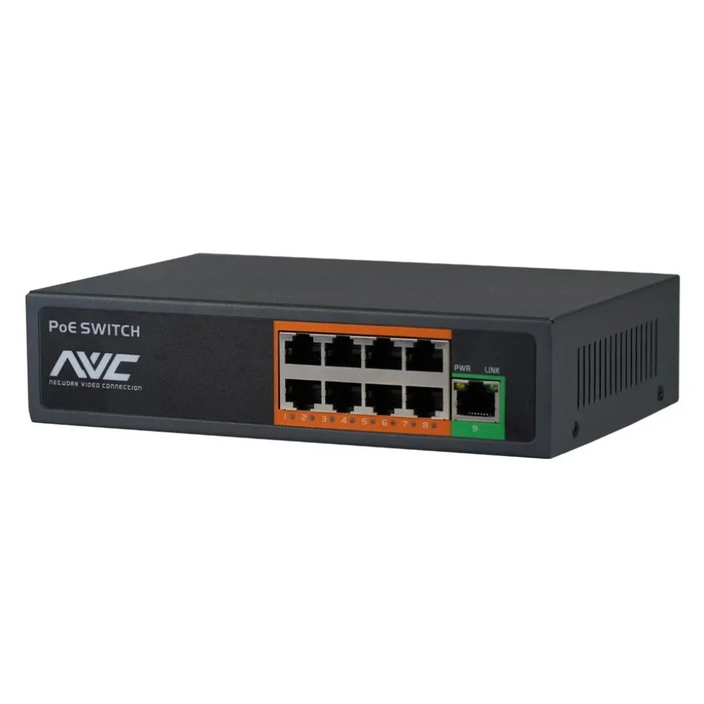 PoE-комутатор 9-портовий NVC-908D (73-00112)- Фото 1