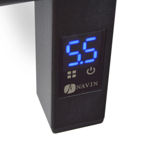 Рушникосушка електрична Navin Stugna 480x1000 Sensor Л з таймером чорний- Фото 5