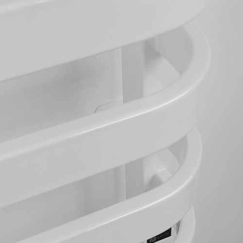 Электрический полотенцесушитель Navin Stugna 480x1000 Sensor П с таймером белый - Фото 2