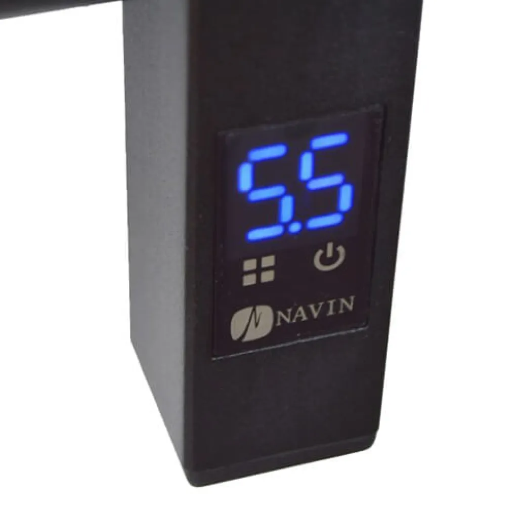 Электрический полотенцесушитель Navin Классик Квадро 500x1200 Сенсор П черный- Фото 4