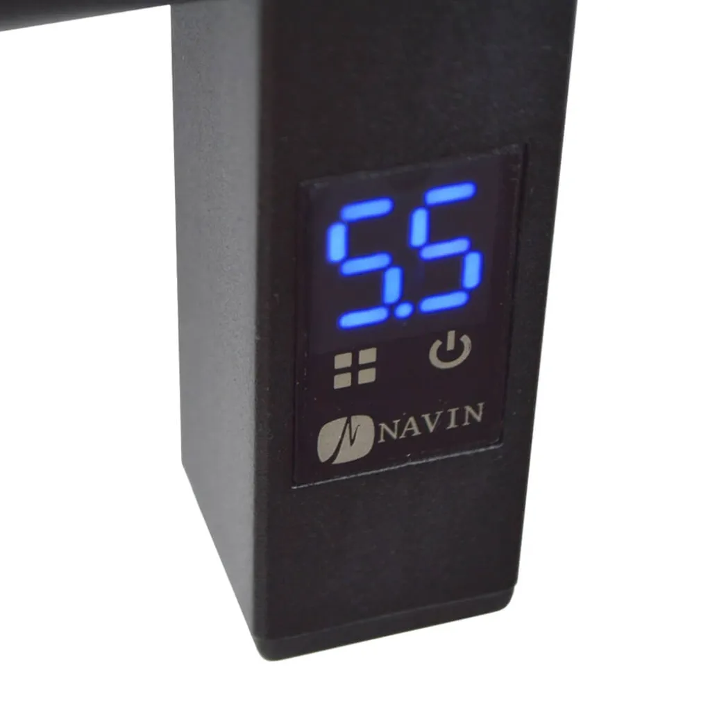 Электрический полотенцесушитель Navin Stugna 480x1200 Сенсор П с таймером черный- Фото 5