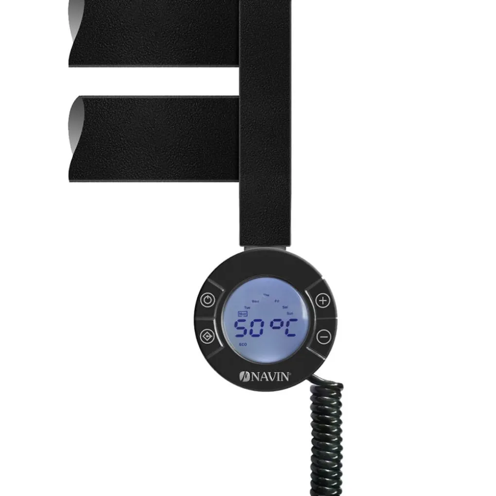 ТЭН для полотенцесушителя Navin Sigma 300W черный с таймером- Фото 1