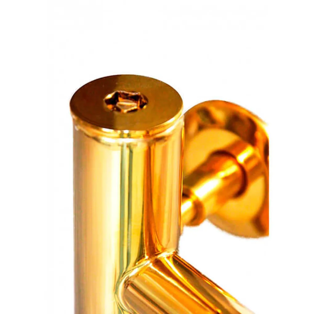 Рушникосушка водяна Navin Камелія 500x800 золота- Фото 3