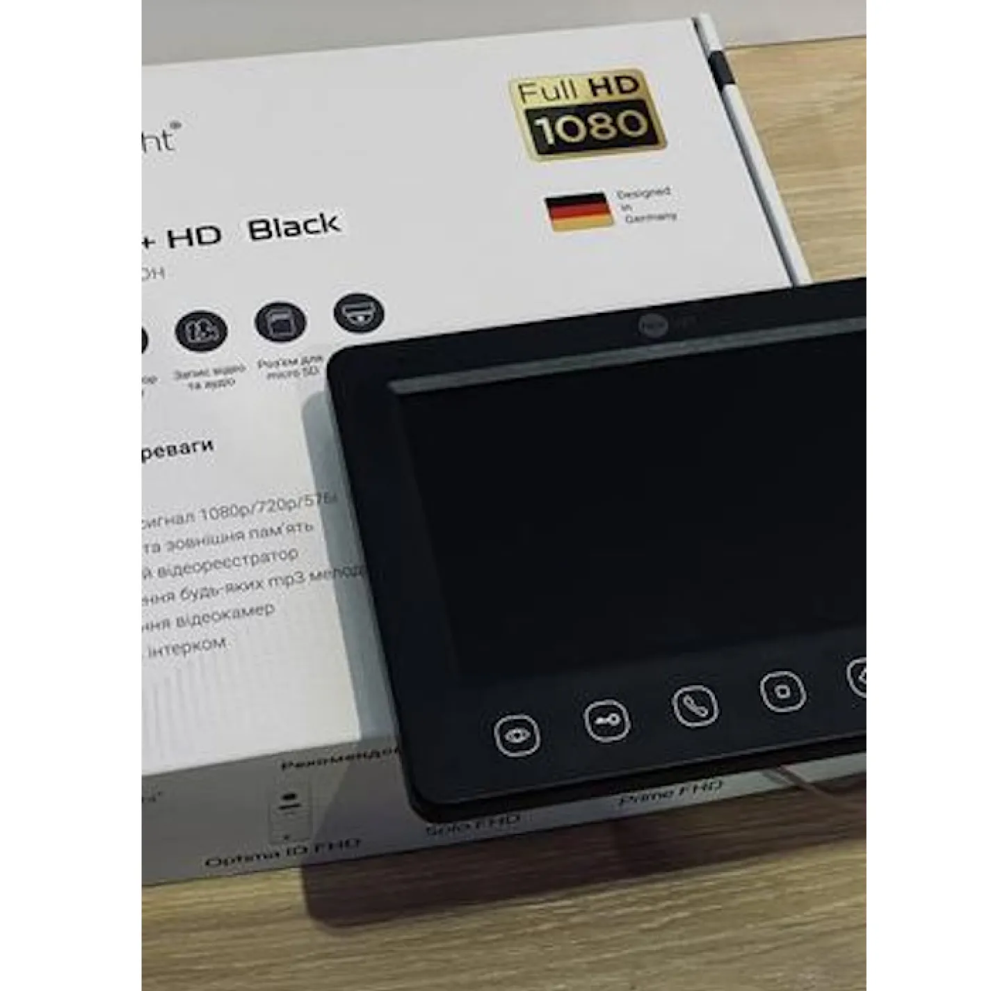 IP відеодомофон 7" NeoLight Kappa+ HD Black чорний (42901) - Фото 3