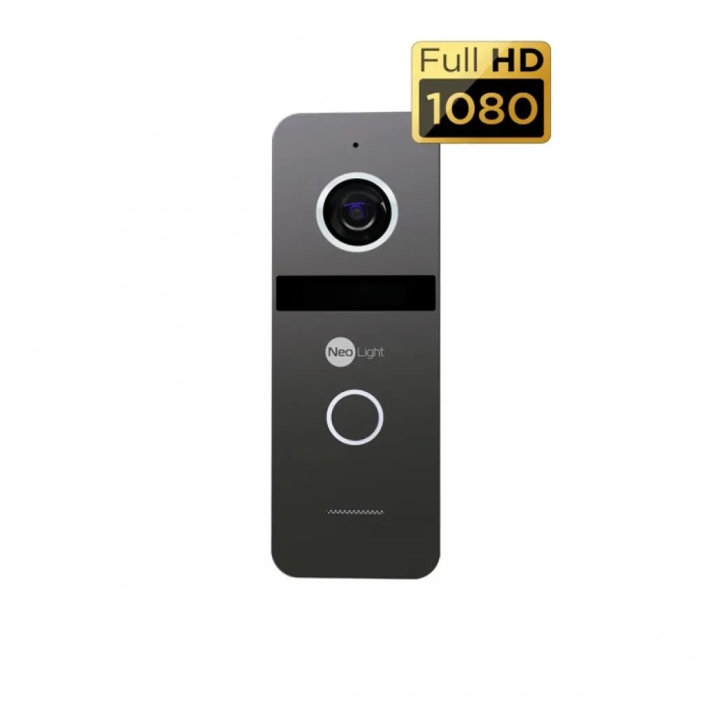 Комплект видеодомофона NeoLight NeoKIT HD Pro WiFi Graphite графит (9878)- Фото 4