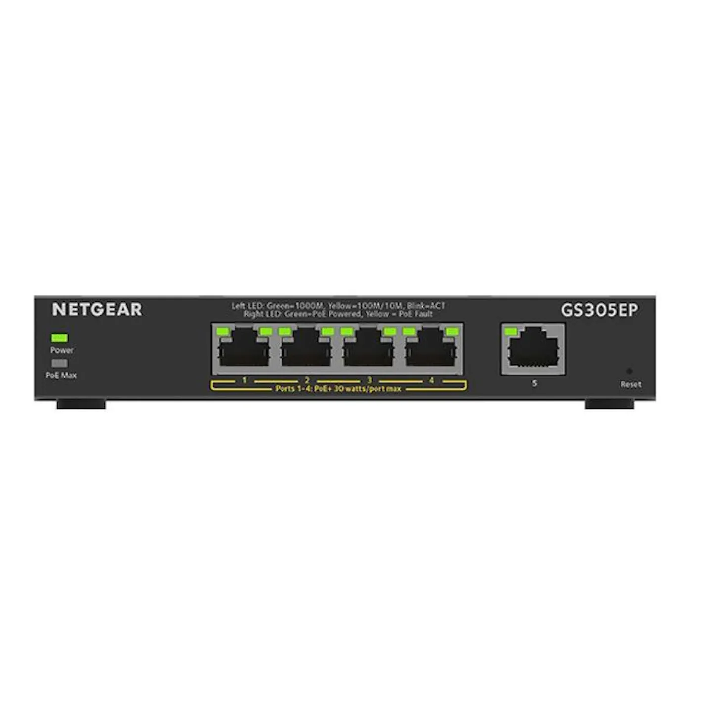 Комутатор Netgear GS305EP 5xGE (4xPoE), 63Вт, WebSmart - Фото 2