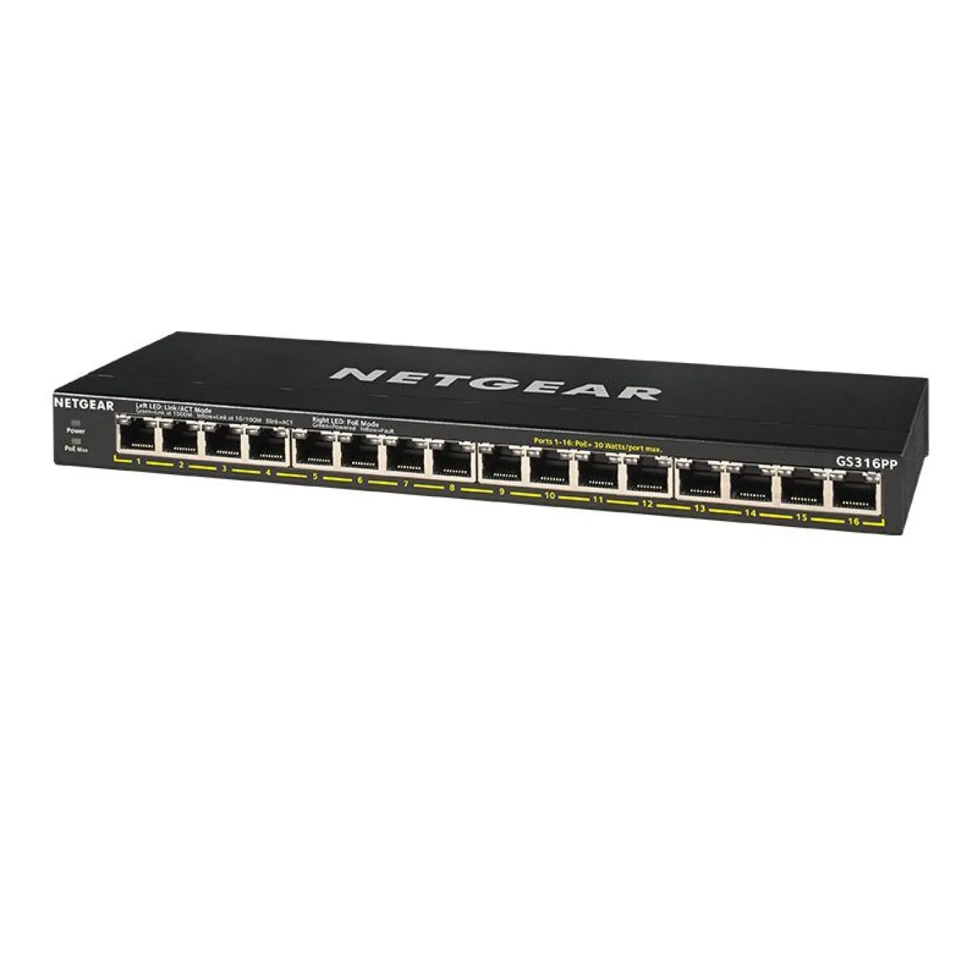 Комутатор Netgear GS316PP 16xGE PoE, 183Вт - Фото 1