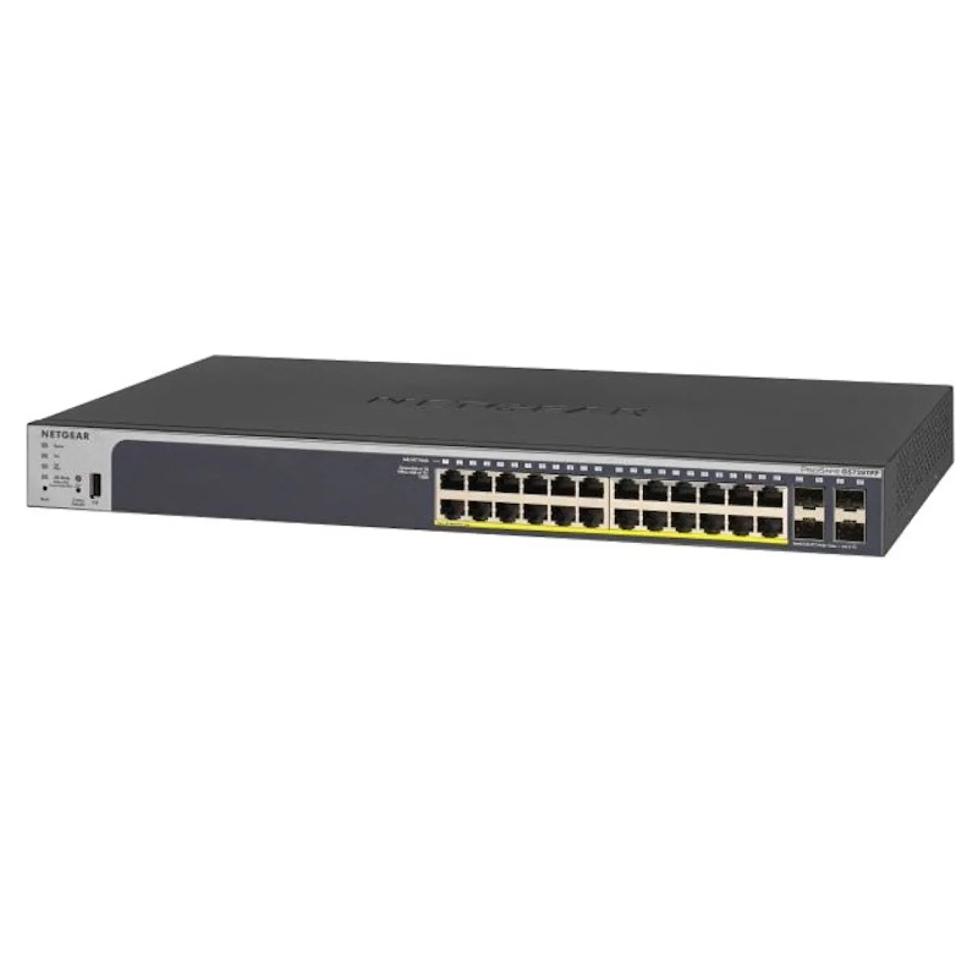 Комутатор Netgear GS728TPP 24xGE PoE, 4xSFP, 380Вт - Фото 1