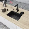 Мойка для кухни с PVD покрытием Nett NB-5742 черный (042625)- Фото 2