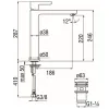 Смеситель для умывальника на столешницу Nobili Lira LR116128/2BM с донным клапаном- Фото 2