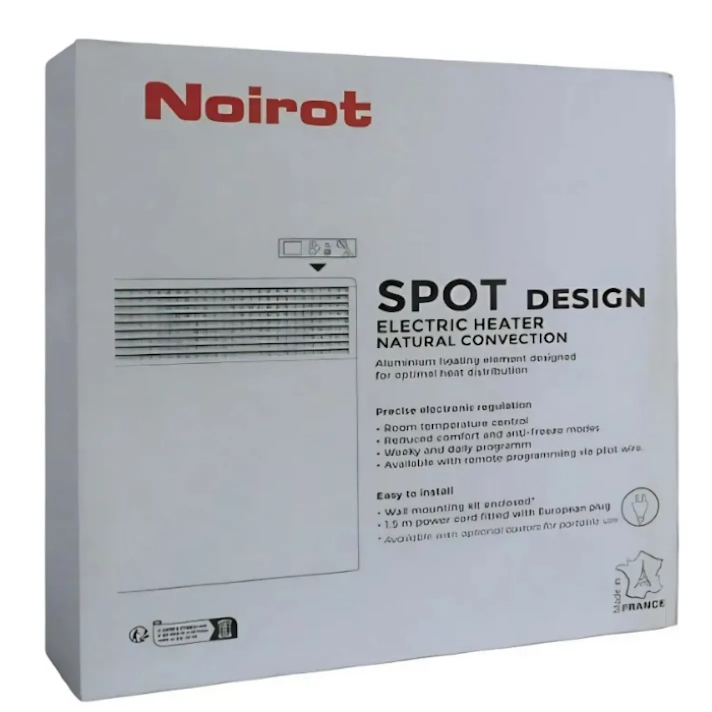 Електричний конвектор Noirot Spot Eurodesign 1500W - Фото 2