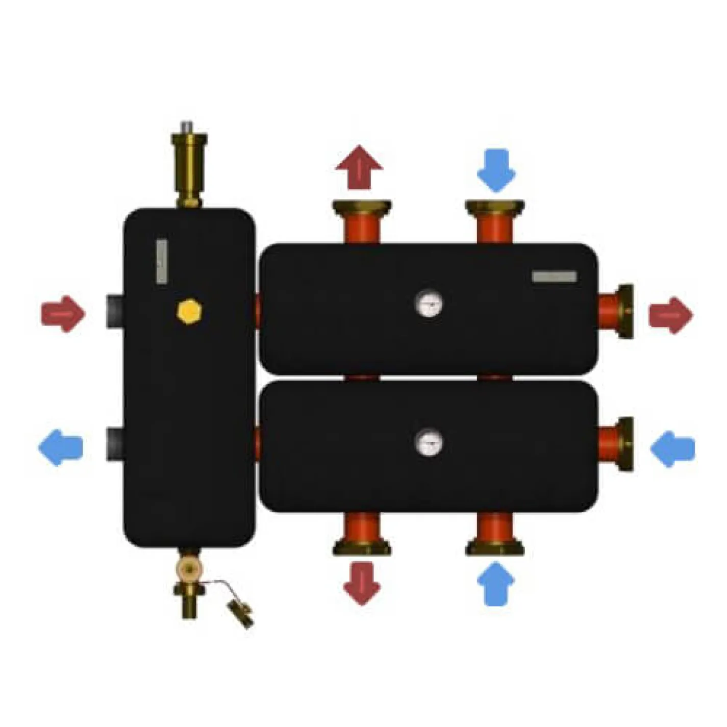 Распределительный коллектор Ole-Pro ОКС-РР-2-3-КН-НГ-І - Фото 1