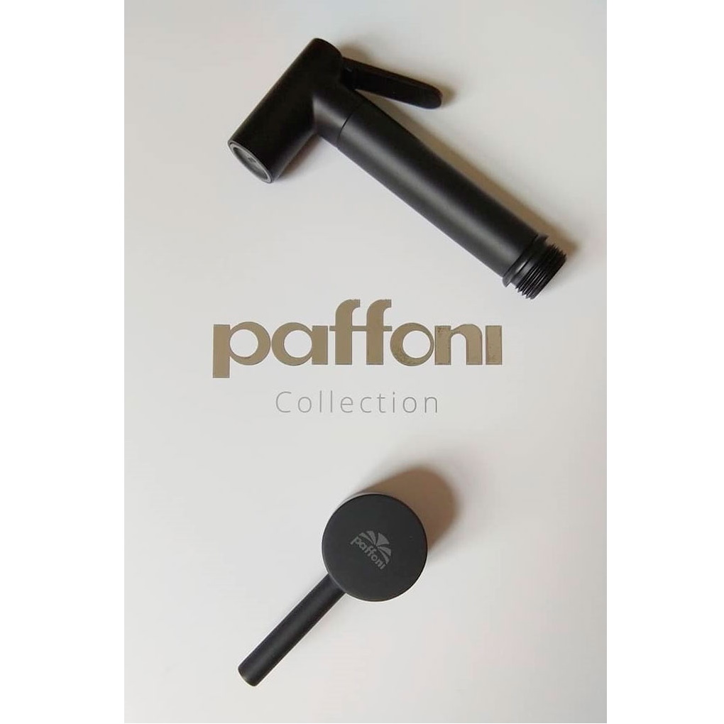 Гигиенический душ Paffoni Tweet Round Mix ZDUP 110 NO черный - Фото 4