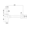 Сифон для раковины Paffoni Light хром (ZACC240CR)- Фото 2