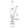 Смеситель для биде Paffoni Effe Elle хром (EF837CR)- Фото 3