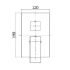 Смеситель для душа Paffoni Effe Elle хром (EF019CR/M)- Фото 3
