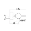 Смеситель для душа Paffoni Light черный (LIG168NO)- Фото 3