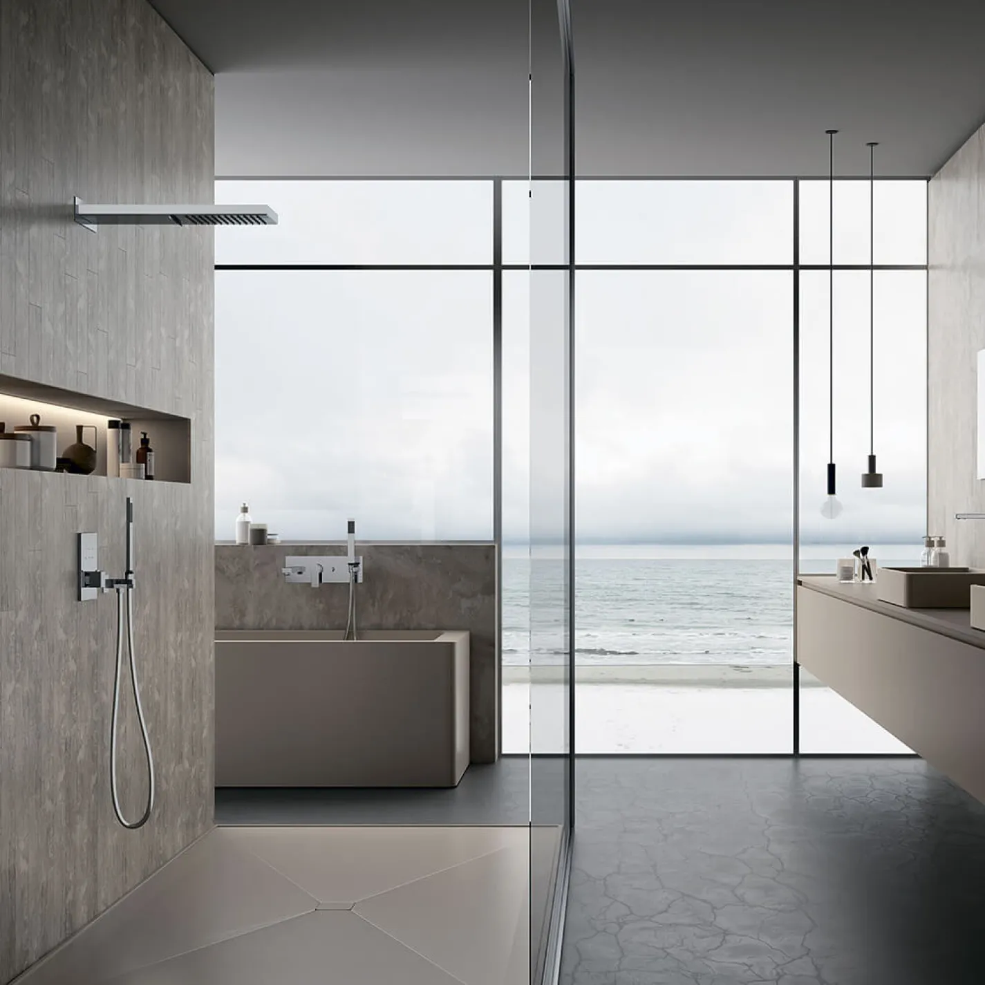 Смеситель для ванны Paffoni Tango хром (TA001CR) - Фото 2