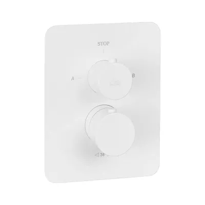 Смеситель для душа термостатический Paffoni Light белый (LIQBOX516BO)