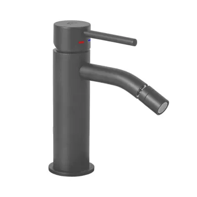 Смеситель для биде Paffoni Light без донного клапана Mercury Grey серый (LIG131MG)