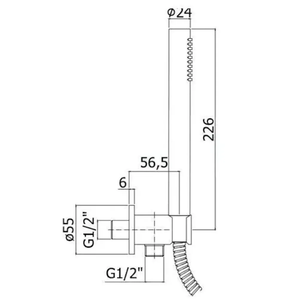 Душевая система Paffoni скрытого монтажа хром (KIT LIG019CR B)- Фото 3
