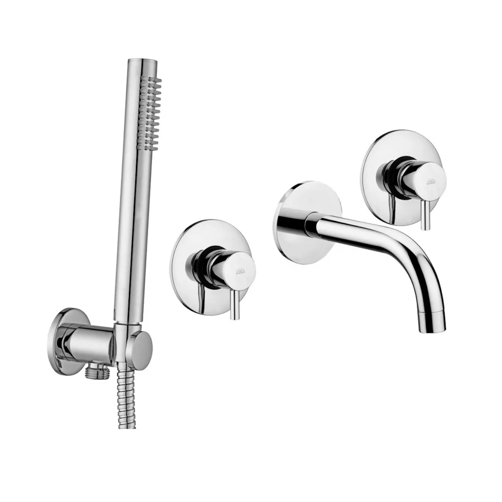 Комплект смесителей для ванны Paffoni Light хром (KITLIG010BCR)- Фото 1