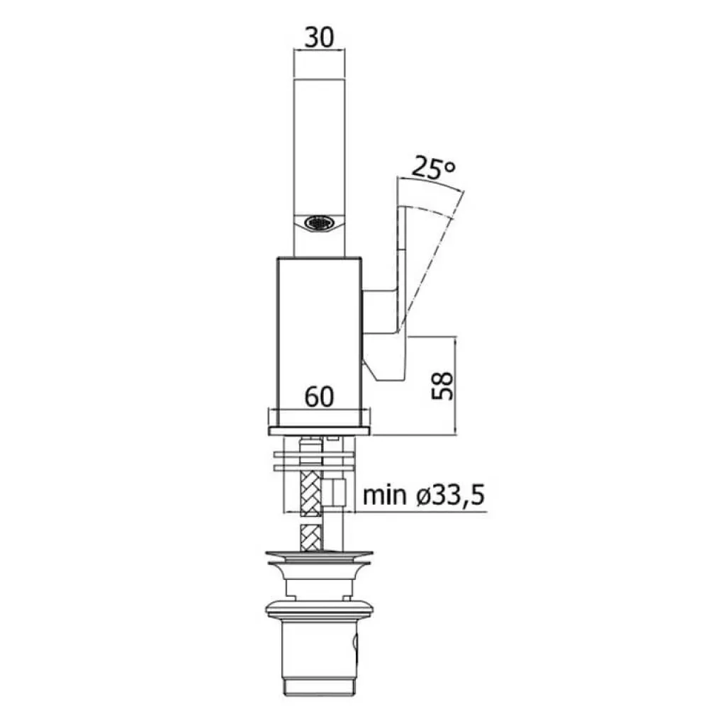 Смеситель для биде Paffoni Effe Elle хром (EF837CR)- Фото 3