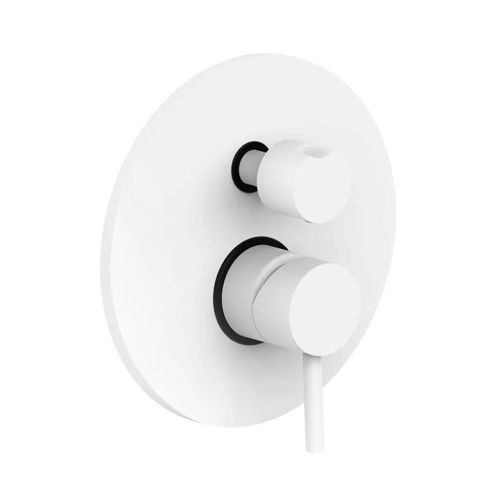 Змішувач для душу Paffoni Light білий  (LIG018BO)- Фото 1