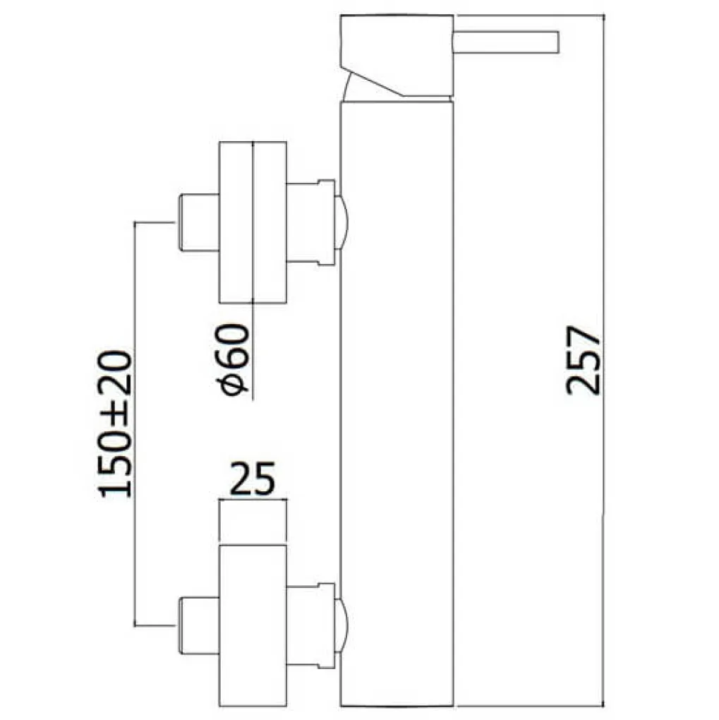 Смеситель для душа Paffoni Light черный (LIG168NO)- Фото 4