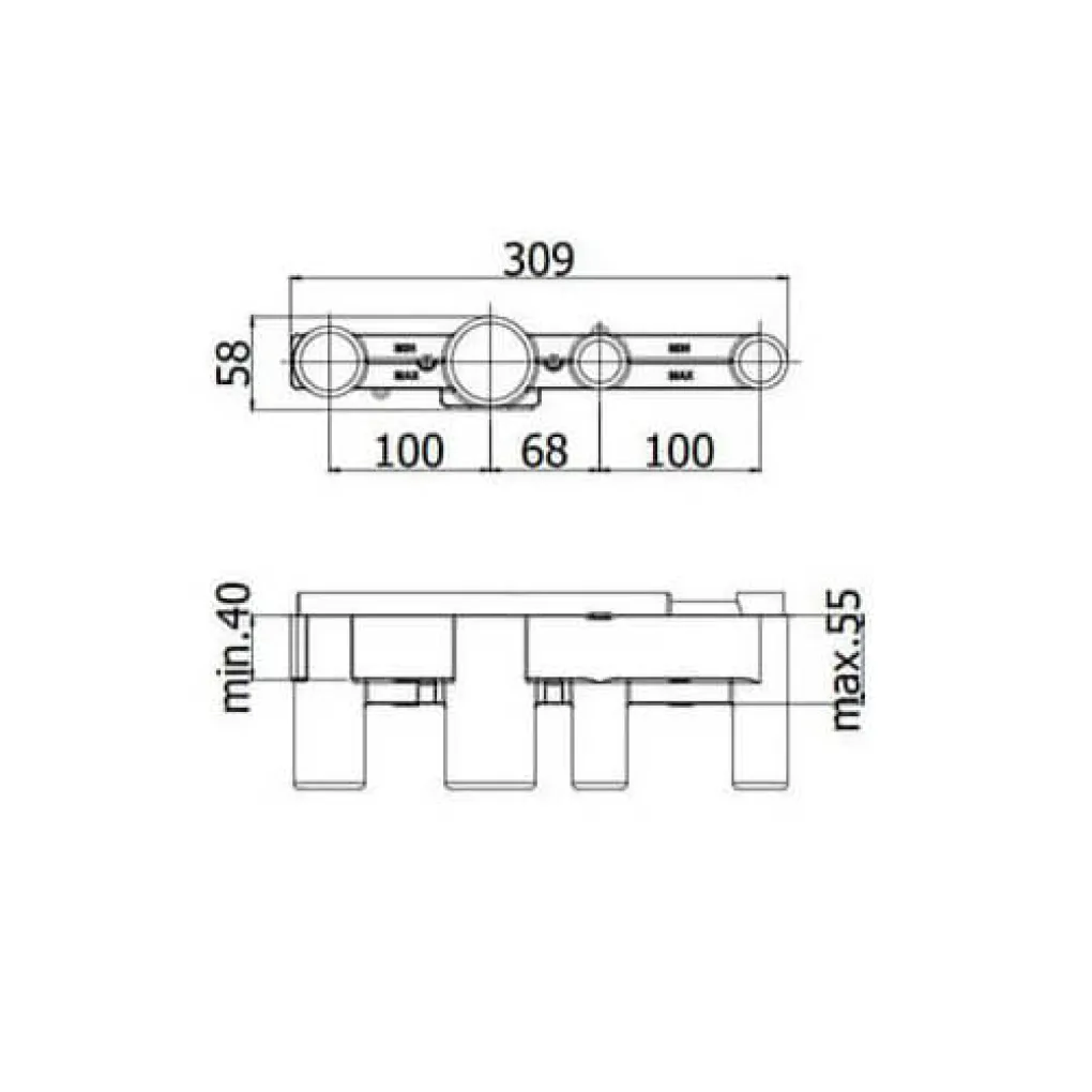 Змішувач для душу Paffoni Light (LIG001MG)- Фото 3