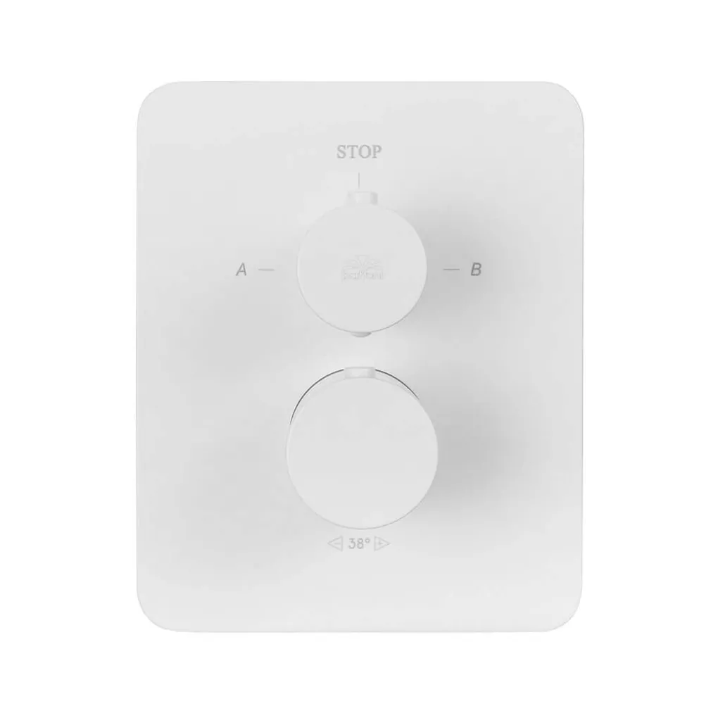Смеситель для душа термостатический Paffoni Light белый (LIQBOX516BO)- Фото 2