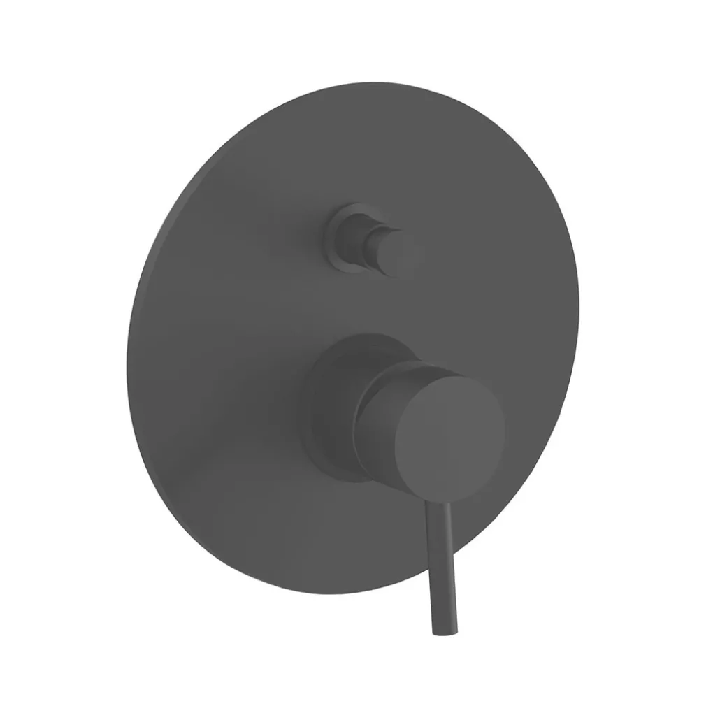 Смеситель для душа Paffoni Light на 2 потребителя Mercury Grey серый (LIG015MG)- Фото 1