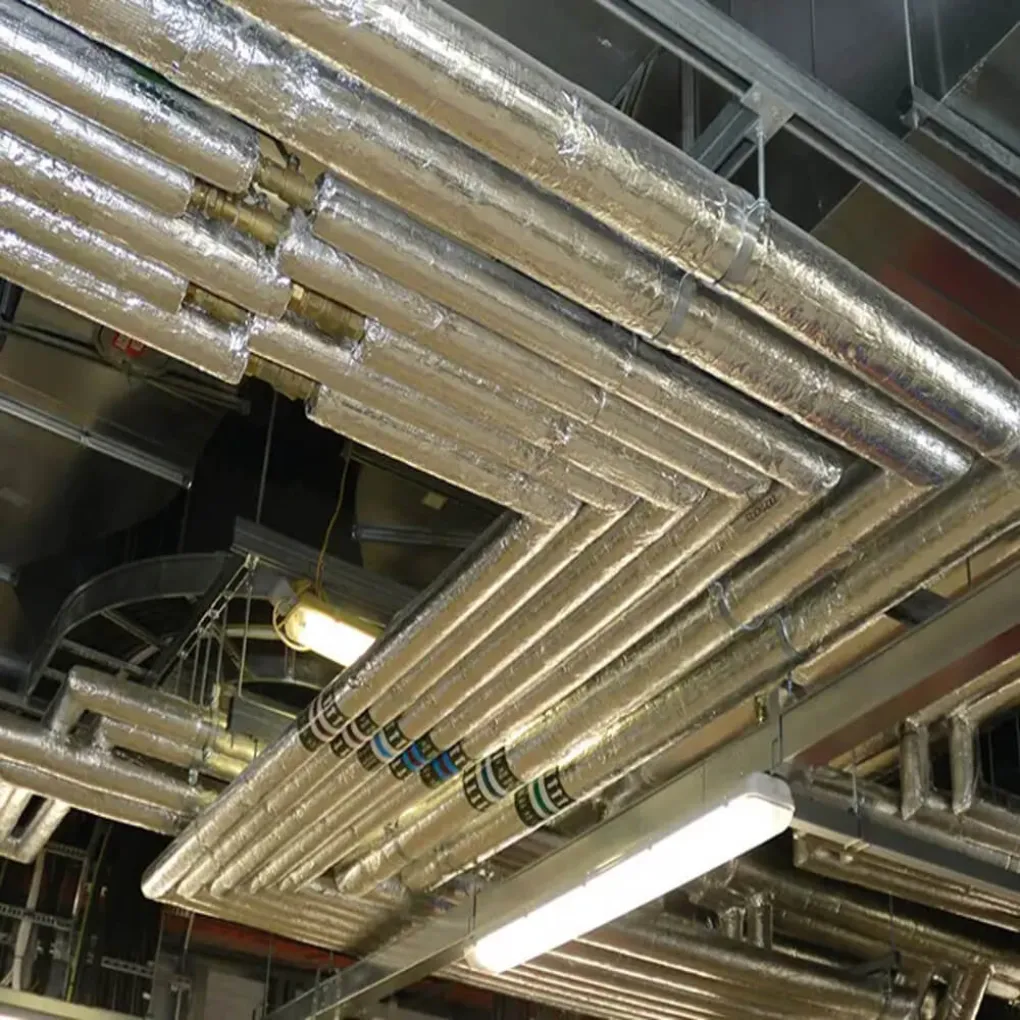 Мат теплоизоляционный ламельный из мин.ваты с покрытием Paroc Hvac Lamella Mat Alu Coat (1656)- Фото 4