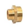 Ниппель редукционный латунный Ø1 1/4" х 2" НН FP Pattaroni F591R014- Фото 1