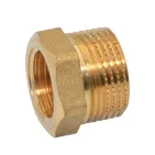 Перехідник латунний (футорка) Ø1/2" х 3/4" ВН FP Pattaroni F593R007