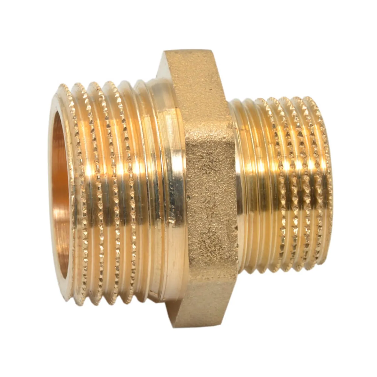 Ниппель редукционный латунный Ø3/4" х 1" НН FP Pattaroni F591R008 - Фото 1